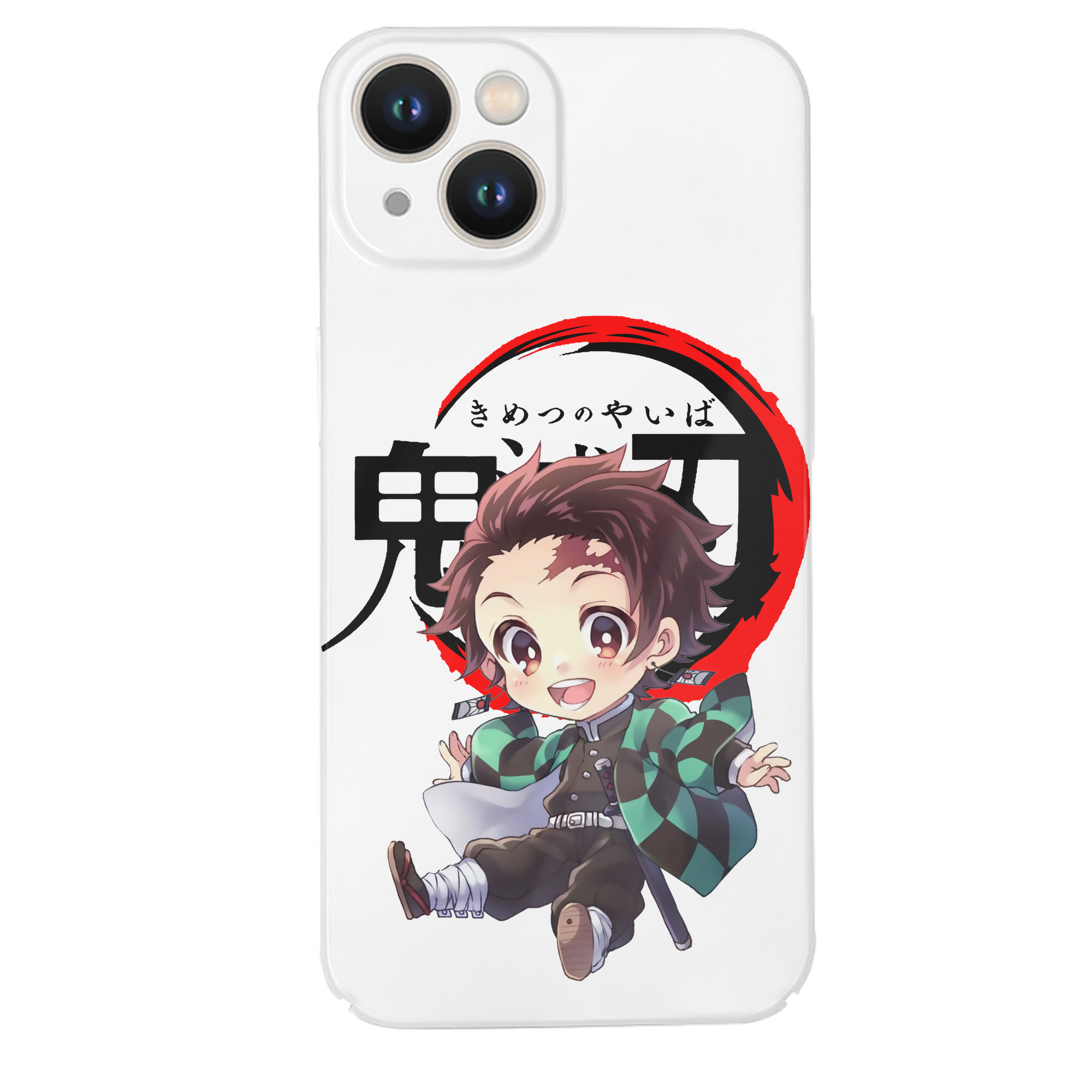 （画像用） 鬼滅の刃 竈門 炭治郎／かまど たんじろう Kamado Tanjirou 【iPhone 14シリーズ対応】ハードケース
